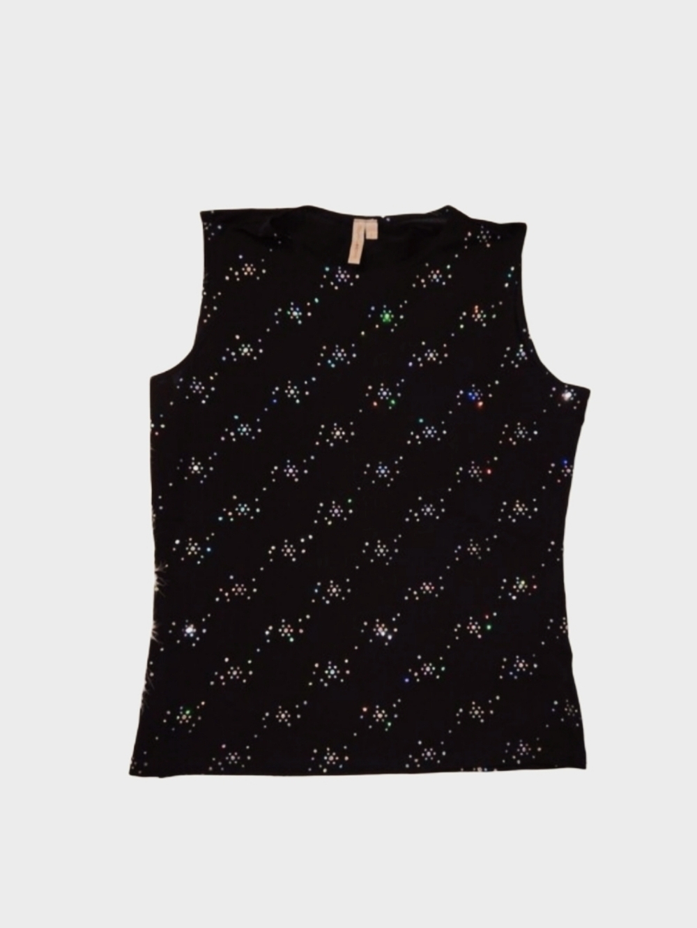 Black Sparkle Sleeveless Top ✨️